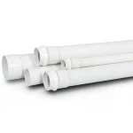 مواسير UPVC لأنظمة الصرف الصحي SDR 26 قطر خارجي 75 مم سمك 2.9 مم لون أبيض