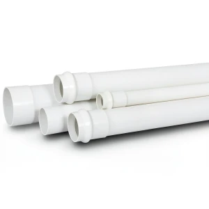 UPVC Pipe for Sewerage Systems SDR 26 Outside Diameter 75 mm Thickness 2.9 mm White Color