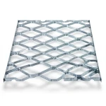 Galvanised Steel Expanded Metal Mesh Bahri 6 mm Thickness 1.22 m Width 4 m Length