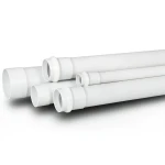 مواسير UPVC لأنظمة الصرف الصحي ضغط PN 10 بار قطر خارجي 40 ملم سمك 1.9 ملم لون أبيض