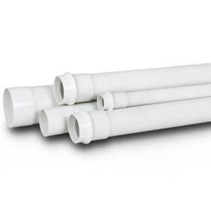 UPVC Pipe for Sewerage Systems Nominal Pressure 10 Bar Outside Diameter 63 mm Thickness 2.5 mm White Color