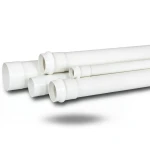 مواسير UPVC لأنظمة الصرف الصحي ضغط 10 بار قطر خارجي 90 مم سماكة 3.5 ملم لون أبيض