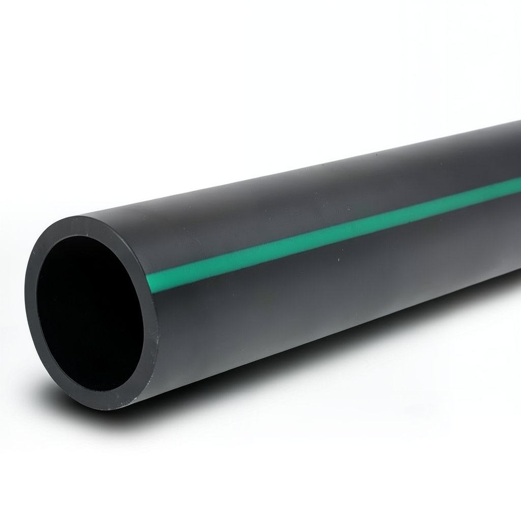 أنابيب HDPE ضغط 6 بار PE 80 قطر خارجي 500 مم SDR 22 لون أسود