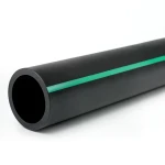 أنابيب بلاستيك HDPE ضغط 6 بار PE 80 قطر خارجي 630 مم SDR 22 لون أسود