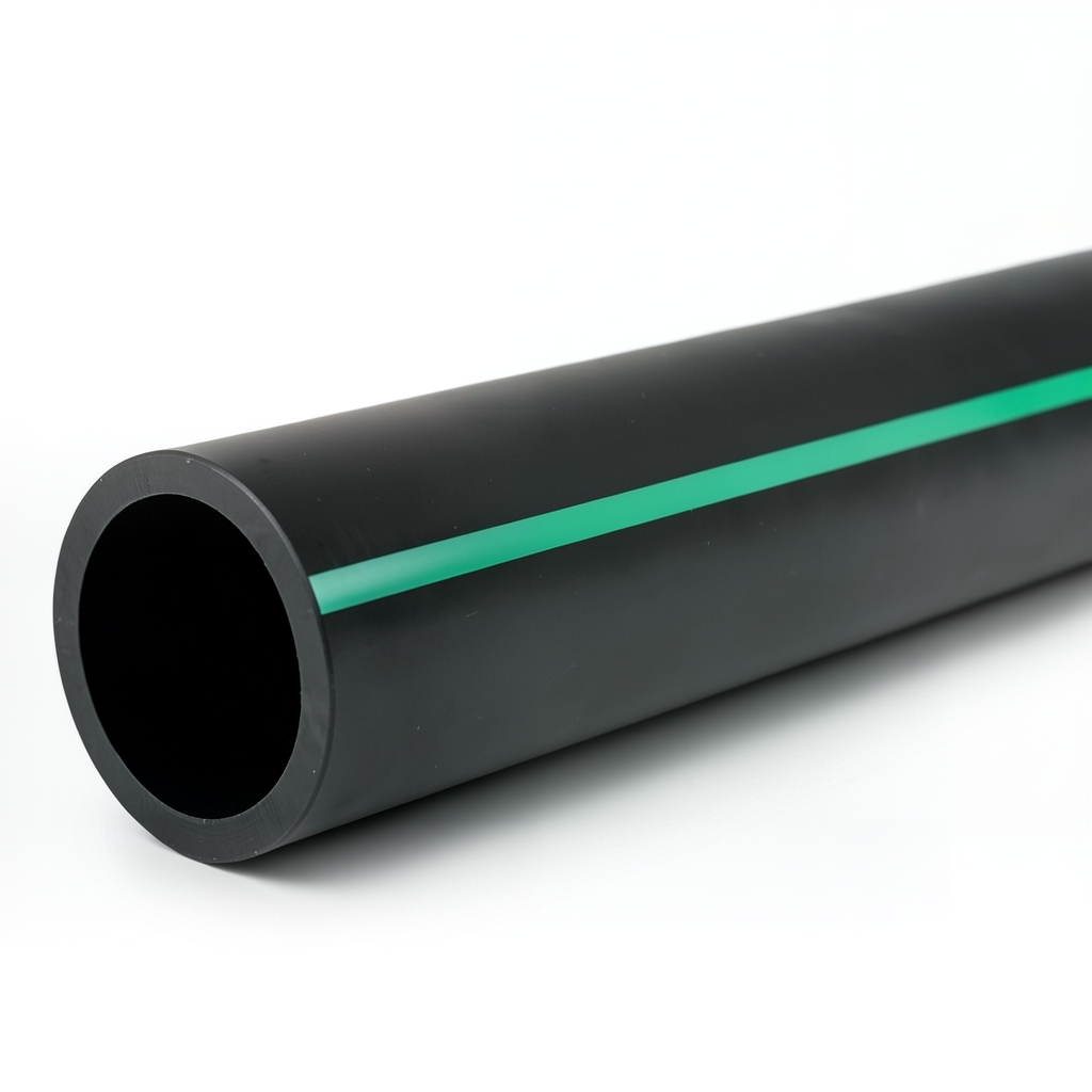 أنابيب بلاستيك HDPE ضغط 6 بار PE 80 قطر خارجي 630 مم SDR 22 لون أسود