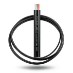 Flexible Tinned Copper Electric Wire 0.5mm² 600/1000V PVC Insulation Black Color | Al Fanar