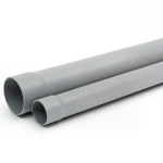 مواسير بلاستيك UPVC ضغط 20 بار SDR 13.6 مقاس 180 ملم سمك 13.3 مم لون رمادي