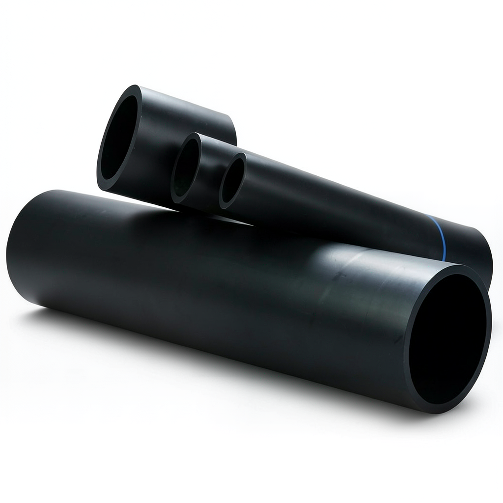 HDPE Pipe PN 6 Bar PE 80 OD 1000 mm Thickness 56.7 mm Black