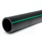 أنابيب HDPE ضغط 10 بار PE 80 قطر خارجي 450 مم SDR 13.6 لون أسود