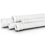مواسير UPVC لأنظمة الصرف الصحي ضغط PN 10 بار قطر خارجي 40 ملم سمك 1.9 ملم لون أبيض