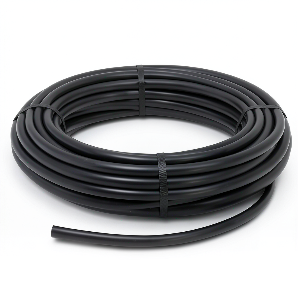 HDPE Coil Pipe Pressure 10 Bar PE 80 Size 20 mm SDR 13.6 Black