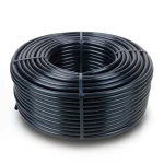 لفة أنابيب بلاستيك HDPE ضغط 10 بار PE 80 قطر خارجي 32 مم سماكة 2.9 مم لون أسود