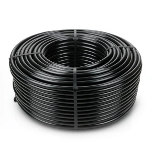 لفة أنابيب HDPE ضغط 4 بار PE 80 قطر خارجي 50 مم سمك 2 مم لون أسود