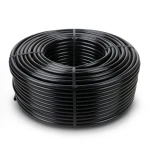 لفة أنابيب HDPE ضغط 4 بار PE 80، قطر خارجي 75 مم، سماكة 2.9 مم، لون أسود