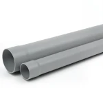 أنابيب بلاستيك UPVC ضغط 25 بار SDR 11 مقاس 160 ملم سماكة 14.6 مم لون رمادي