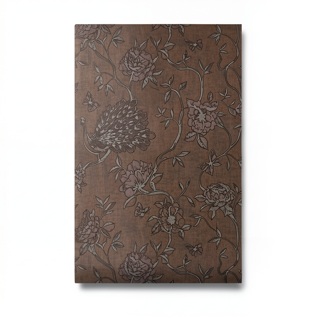 Dutch Floral Wallpaper 10 m x 0.53 m Brown, Model 18425