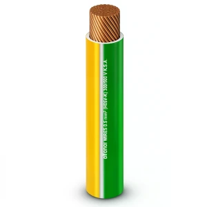 0.5mm Single Wire 600/1000V Flexible Copper Conductor PVC Insulated Yellow/Green | Al Fanar