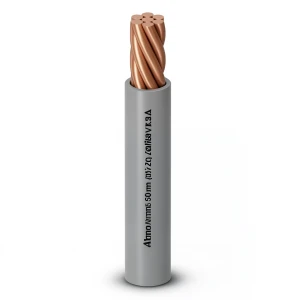 Alfanar Stranded Single-Core Electrical Wire 240mm² 450/750V Copper Conductor PVC Insulated Gray