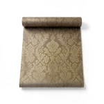 Italian Wallpaper Patterned Design Brown Color, Size 10mx0.53m, Model 225032VE