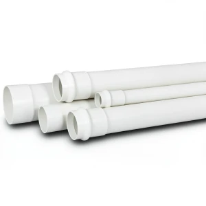 مواسير UPVC لأنظمة الصرف الصحي SDR 26 قطر خارجي 75 مم سمك 2.9 مم لون أبيض