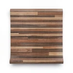 Italian Wooden Wallpaper Brown, 10m x 0.53m, Model 41209