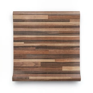 Italian Wooden Wallpaper Brown, 10m x 0.53m, Model 41209