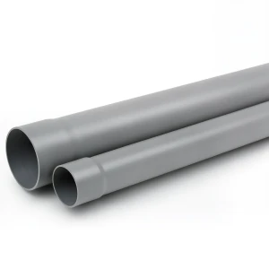 UPVC Plastic Pipe SDR 13.6 PN 20 Bar Size 250 mm Thickness 18.4 mm Grey Color