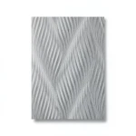 Italian Wavy Wallpaper 10m x 0.53m Grey, Model 41215