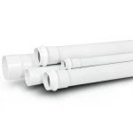 مواسير بلاستيك UPVC لأنظمة الصرف الصحي ضغط 10 بار مقاس 32 مم سمك 1.6 مم لون أبيض
