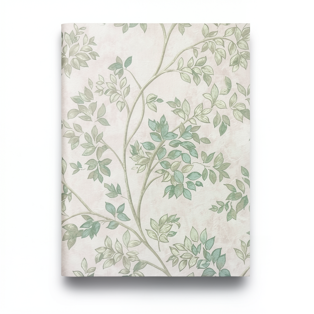 Italian Wallpaper Pale Beige Floral Design 10mx0.53m, Model Z21701