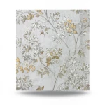 Italian Wallpaper Floral Design Pale Gray, Size 10mx0.53m, Model Z21708