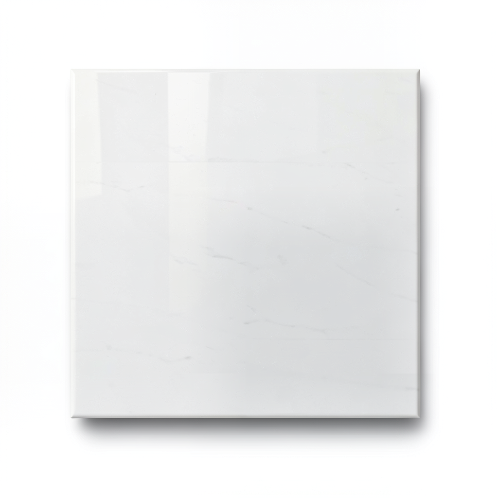 Polished Porcelain Flooring 0.9×80×80 cm, White, Polaris Model