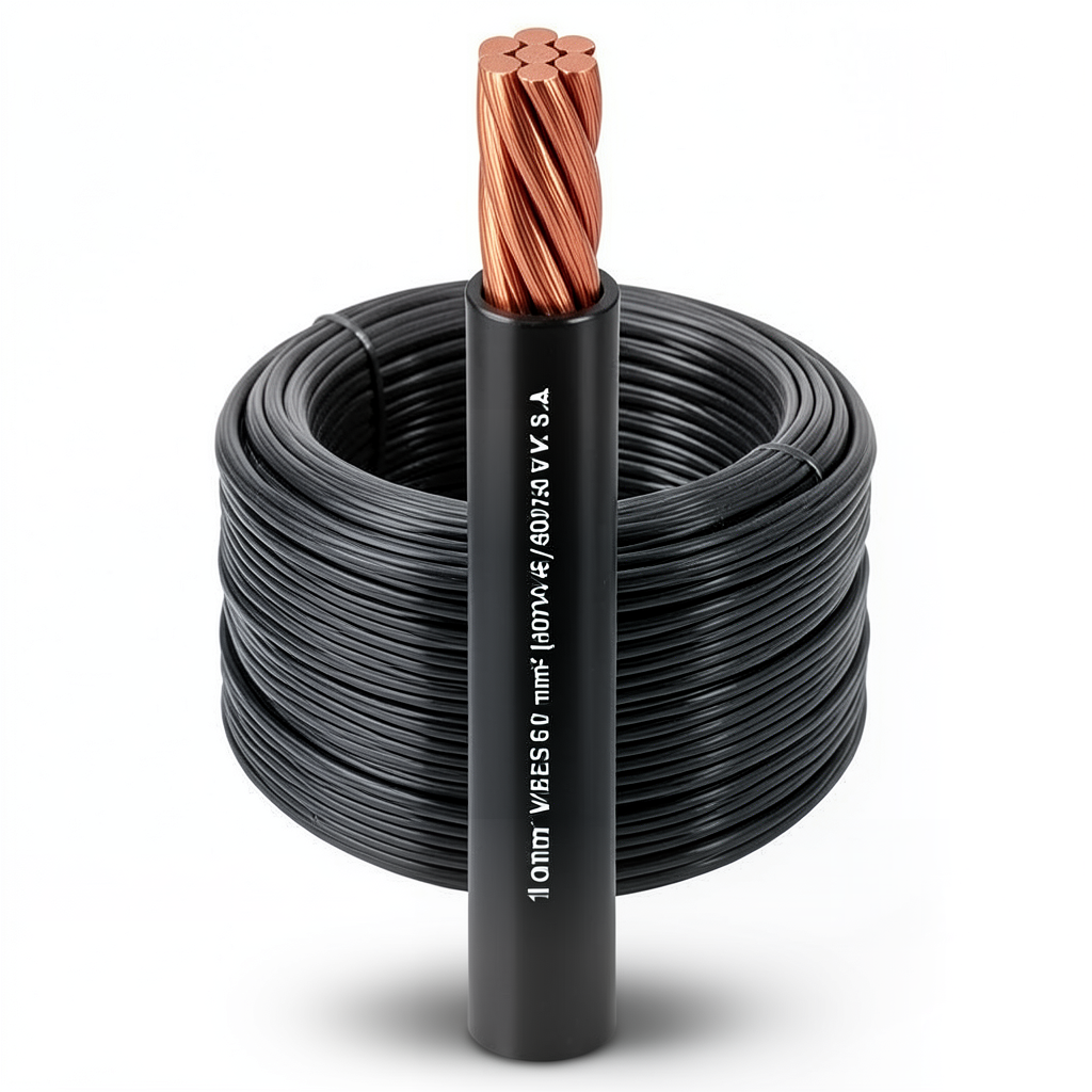 150mm2 Copper Stranded Electrical Wire 450/750V, PVC Insulation 1.8mm Thick | Al Fanar