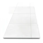 بورسلان ارضيات ابيض هندي مطفي 0.9×60×60 سم، موديل دفني