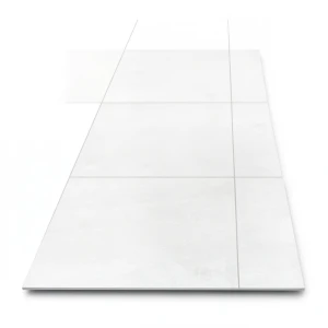 Indian White Matte Porcelain Flooring 0.9×60×60 cm, Defne Model