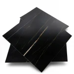 Spanish Porcelain Floor Tiles 60x120 cm Black, Yara Model