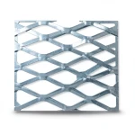 Galvanised Steel Expanded Metal Mesh Bahri Thickness 4.8 mm Width 1.22 m Length 5 m
