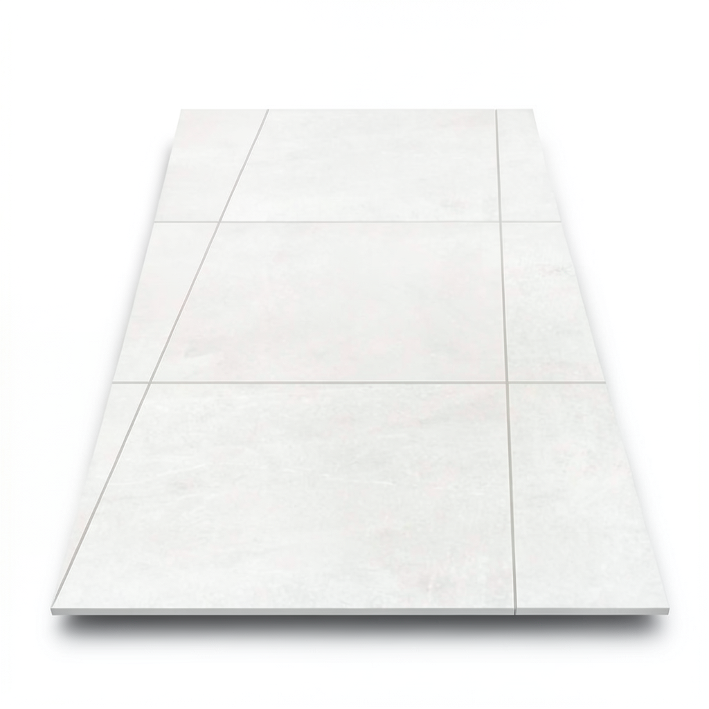 بورسلان ارضيات ابيض هندي مطفي 0.9×60×60 سم، موديل دفني