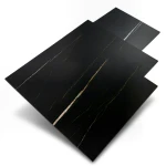 Spanish Porcelain Floor Tiles 60x120 cm Black, Yara Model