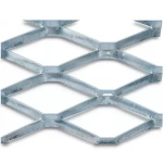Galvanised Steel Expanded Metal Mesh Bahri Thickness 3.8 mm Width 1.22 m Length 6 m