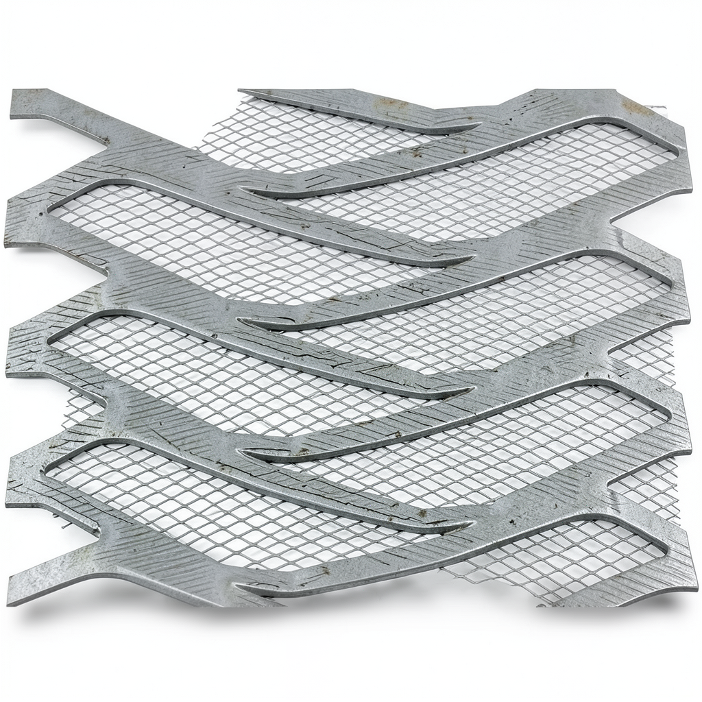 Hot Rolled Expanded Metal Sheet Momawaj Form 5.8 mm Thickness 2.44 M Width 7 M Length
