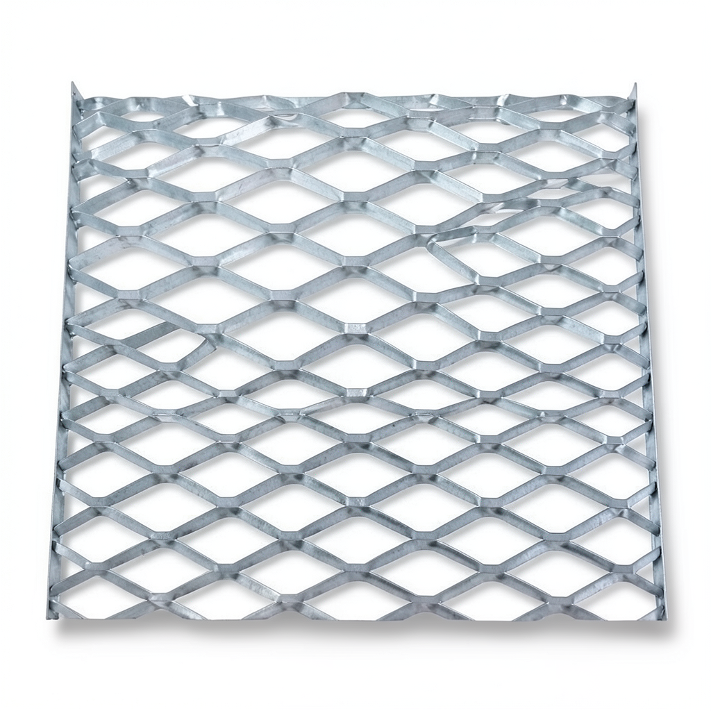 Galvanised Steel Expanded Metal Mesh Bahri 4.8 mm Thickness 1.22 m Width 6 m Length