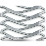 Hot Rolled Expanded Metal Mesh Momawaj Form Thickness 6 mm Width 2.44 m Length 3 m