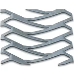 Hot Rolled Expanded Metal Mesh 6 mm Thickness, 2.44 M Width, 7 M Length, Momawaj Design