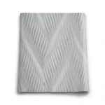Italian Wavy Wallpaper 10m x 0.53m Grey, Model 41215