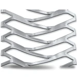 Hot Rolled Expanded Metal Momawaj Design 6 mm Thickness 2.44 m Width 2 m Length