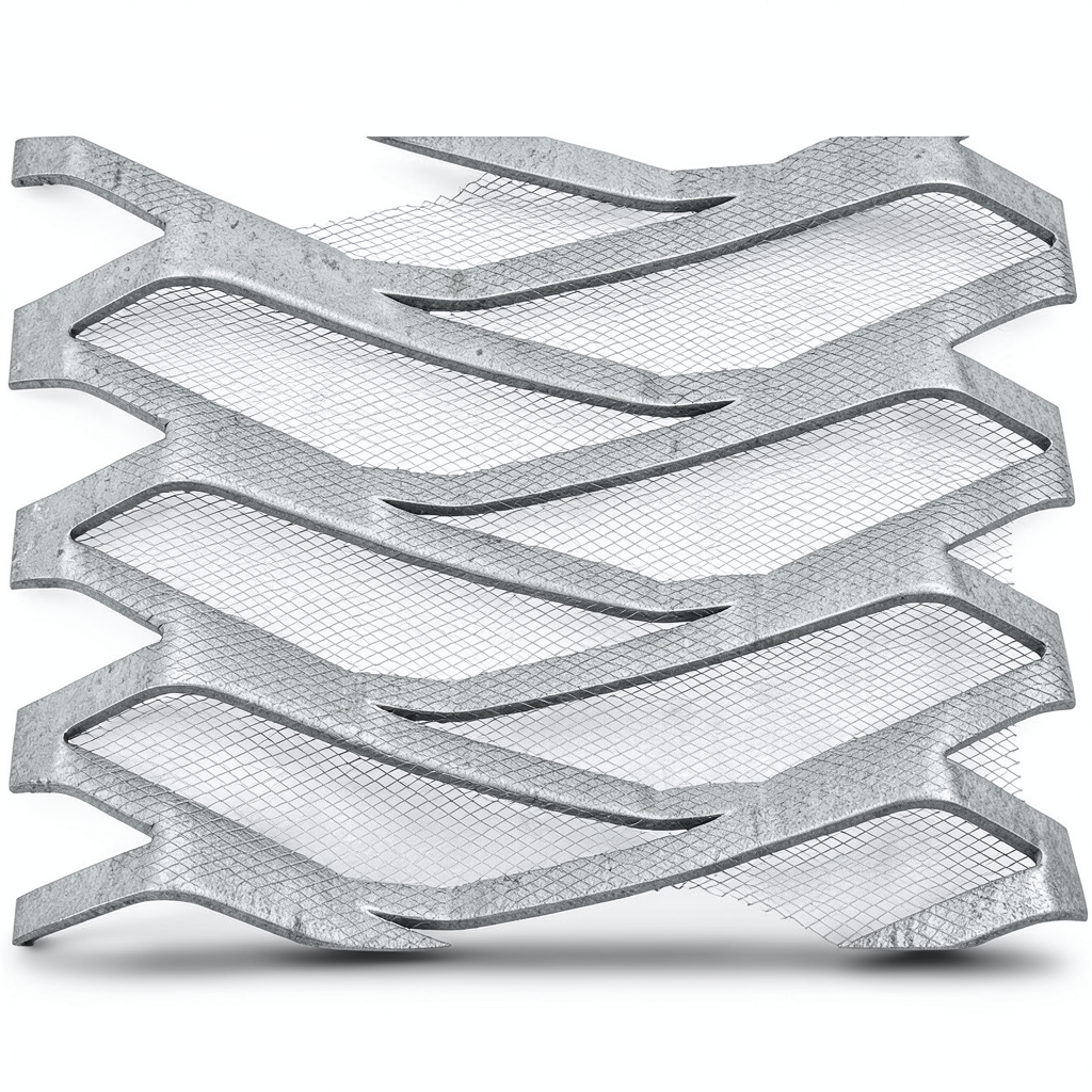 Hot Rolled Expanded Metal Mesh Momawaj Form Thickness 6 mm Width 2.44 m Length 3 m