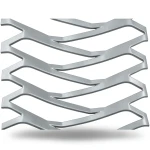Hot Rolled Expanded Metal Mesh Momawaj Shape Wire Diameter 6 mm Width 2.44 M Length 6 M