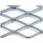 Galvanised Steel Expanded Metal Mesh Bahri 6 mm Thickness 1.22 m Width 7 m Length