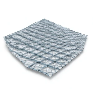 Galvanised Steel Expanded Metal Mesh Bahri 2.8 mm Thickness 1.22 m Width 6 m Length